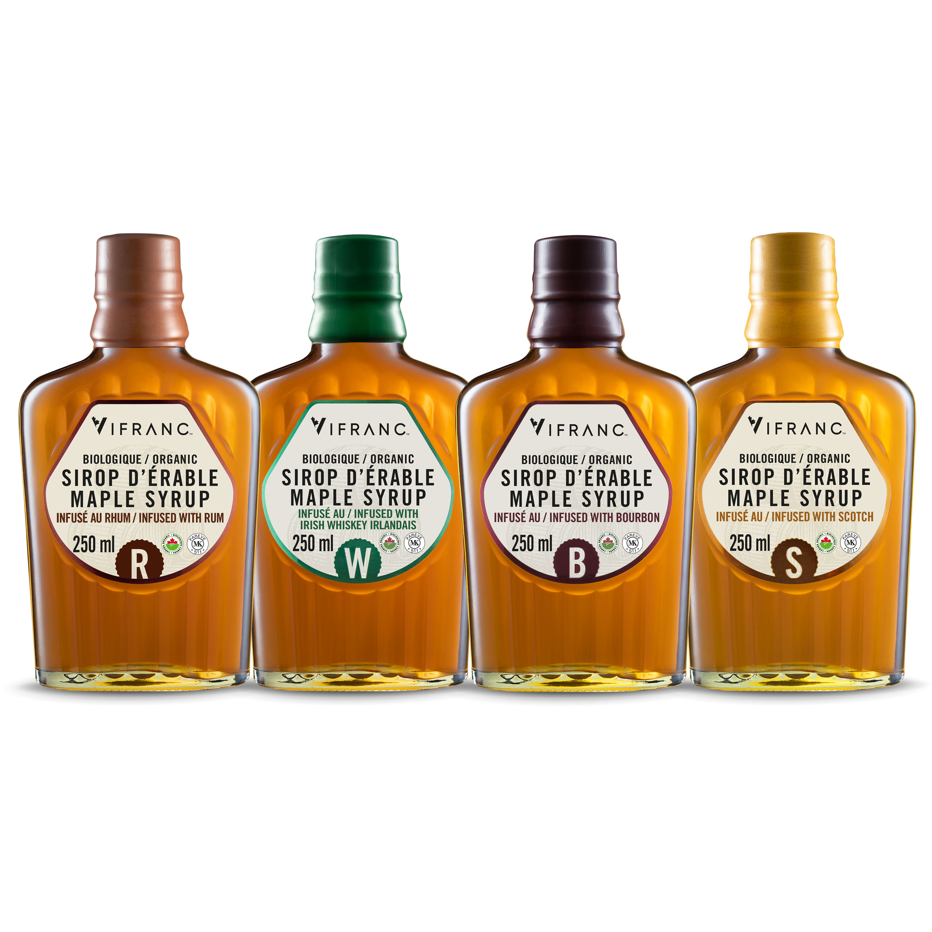 collection-of-spirits-infused-organic-maple-syrups-vifranc